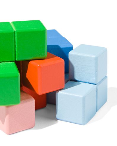 cube puzzle en bois - 15130136 - HEMA