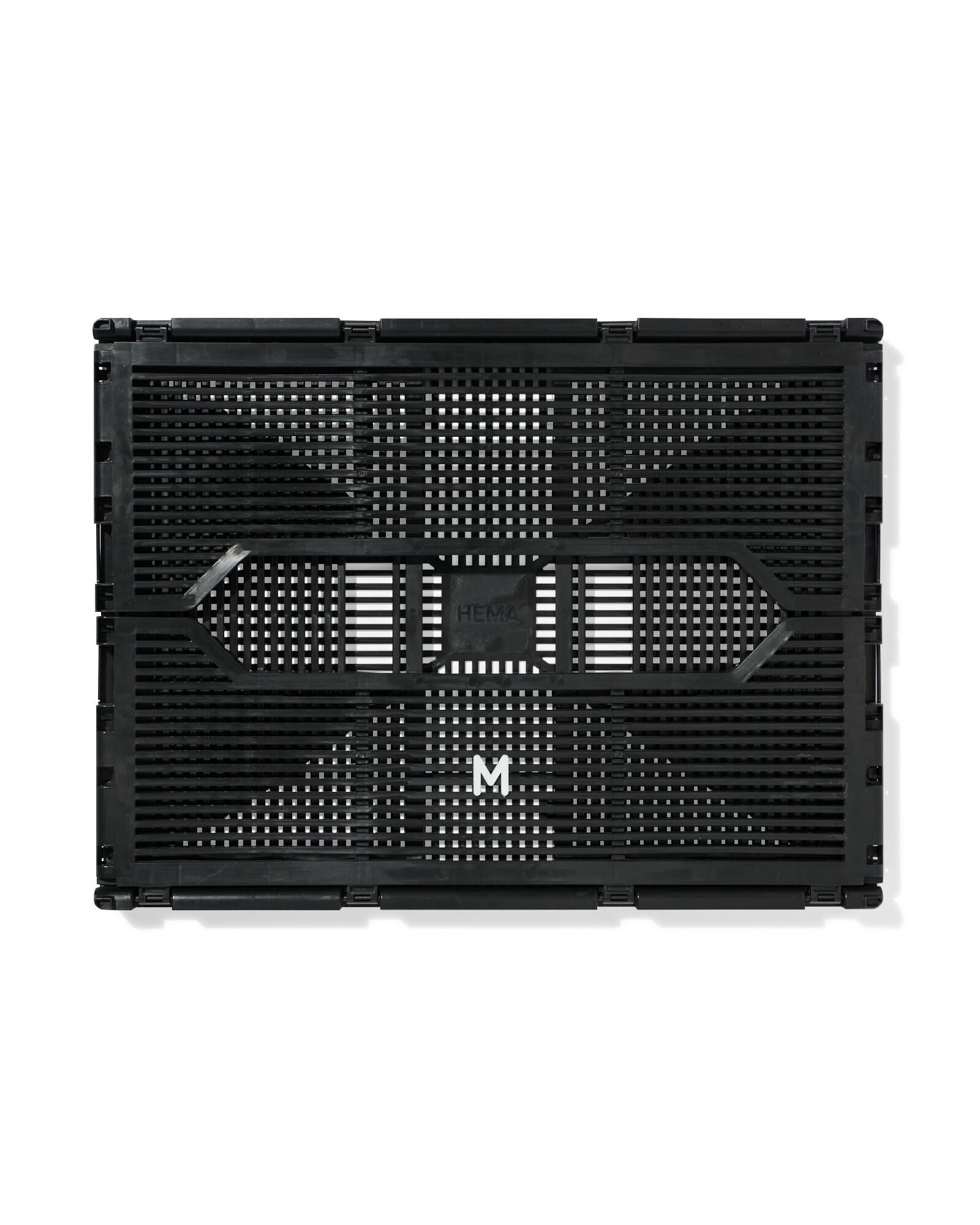 klapkrat letterbord recycled M zwart zwart M  30 x 40 x 17 - 39811079 - HEMA