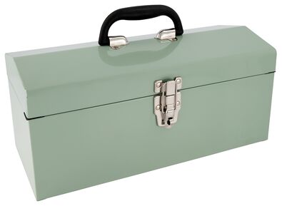 bo&icirc;te &agrave; outils 18x41x19 m&eacute;tal vert - 81060023 - HEMA