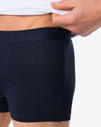 2er-Pack Herren-Boxershorts, lang, Real Lasting dunkelblau - 19144130DARKBLUE - HEMA