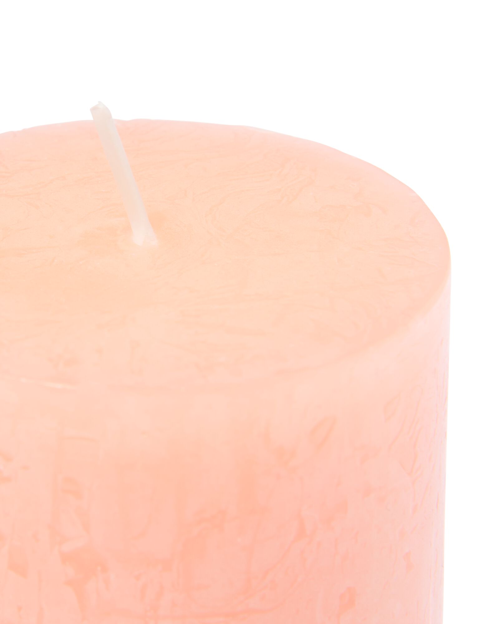 bougie rustique &Oslash; 7 x 19 cm saumon saumon 7 x 19 - 13501954 - HEMA