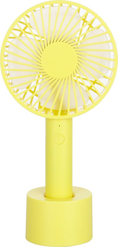 USB-Handventilator, &Oslash; 10 cm, mattgelb - 80060015 - HEMA