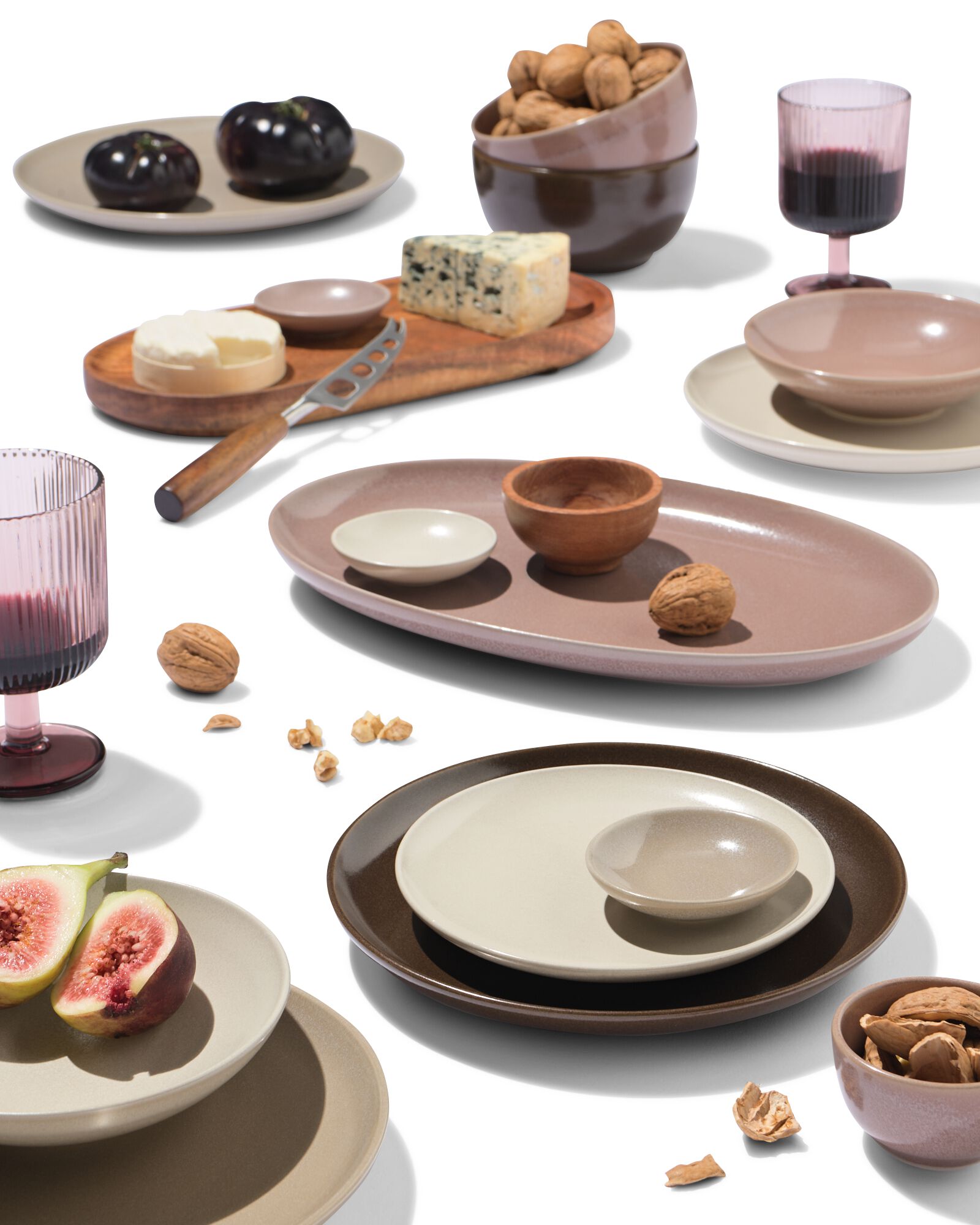 Sch&auml;lchen &Oslash; 8 cm, Puur, Steingut, taupe - 9650138 - HEMA