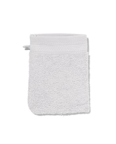 gant de toilette-hôtel extra épais-gris clair uni - 5240196 - HEMA