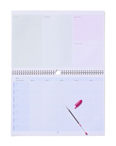 agenda familial 37x25 cm - 14103716 - HEMA