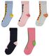 5 paires de chaussettes pour enfants animaux multi - 1000022722 - HEMA