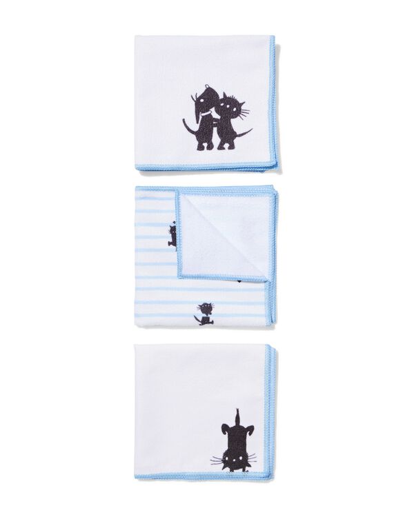Takkie schoonmaakdoeken 35x35cm - 3 stuks - 20500121 - HEMA