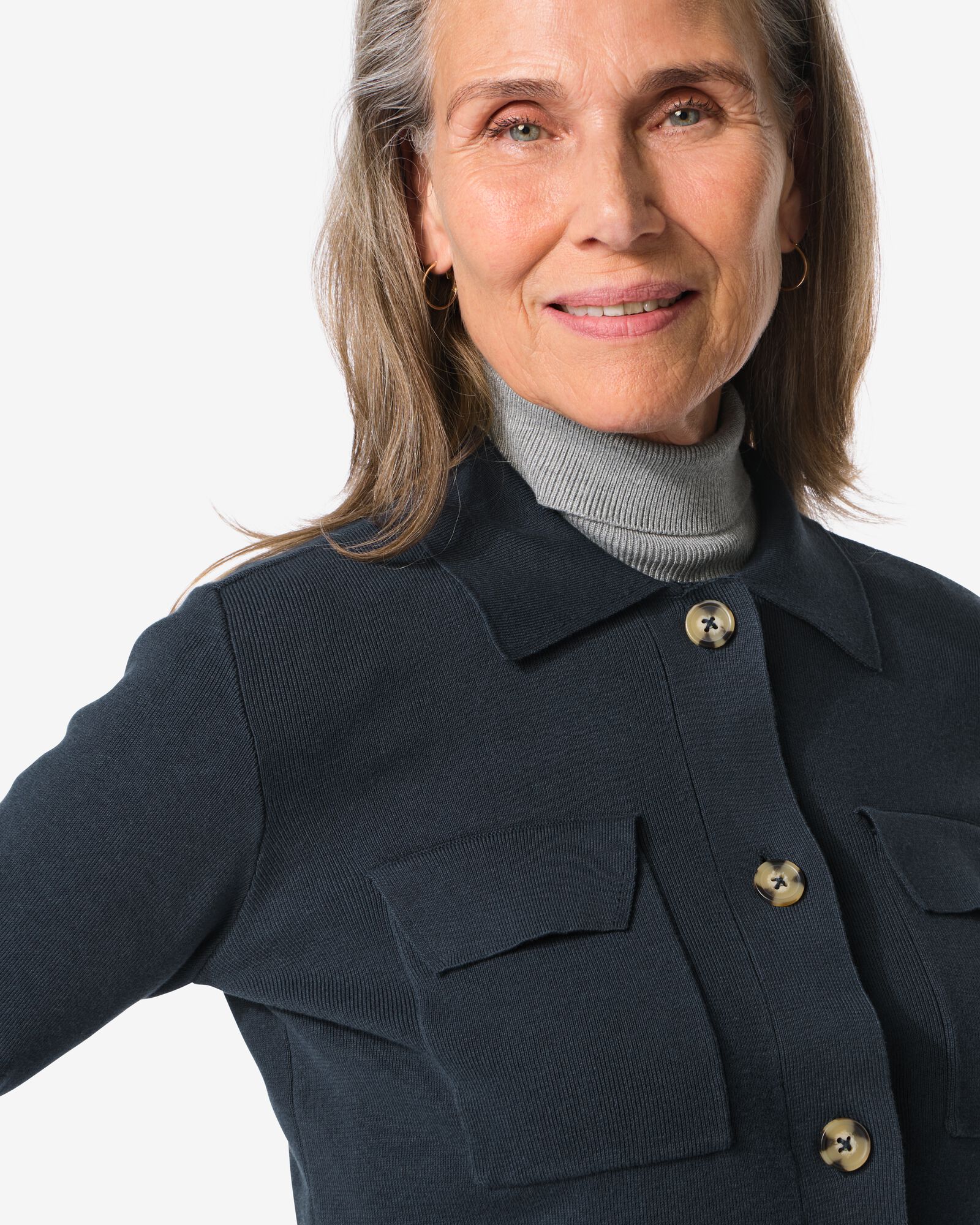 gilet Ivory femme bleu - 36202480BLUE - HEMA