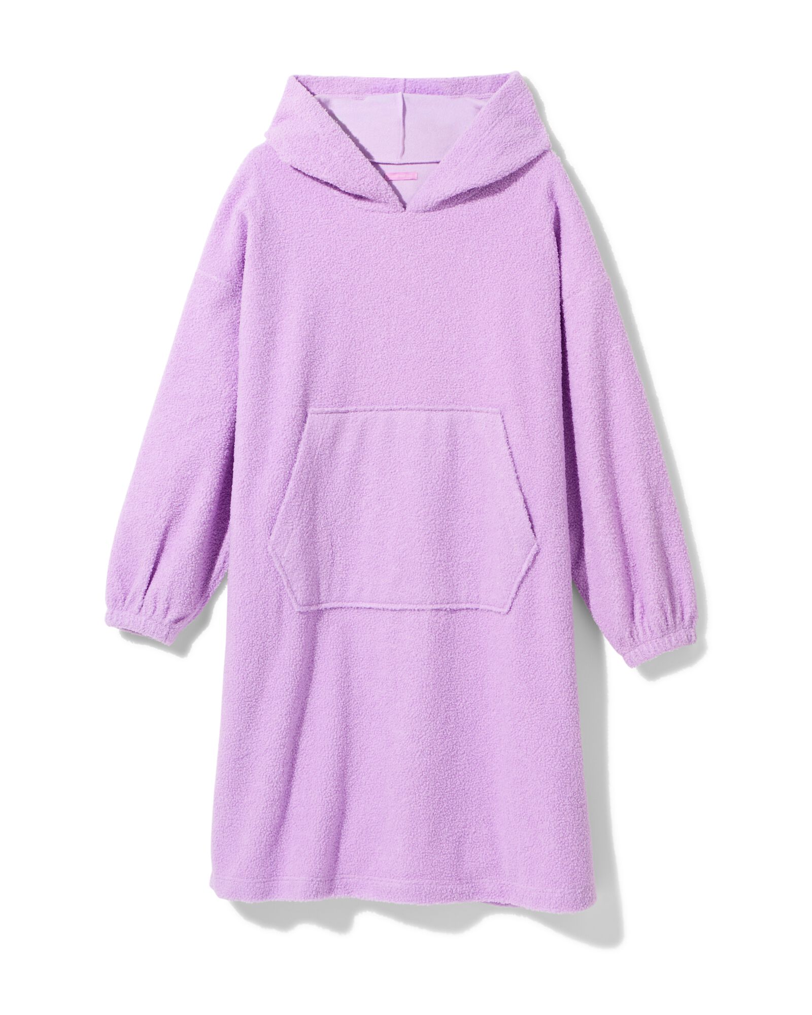 Damen-Kuschelhoodie aus Teddystoff in Rosa - 61140501 - HEMA