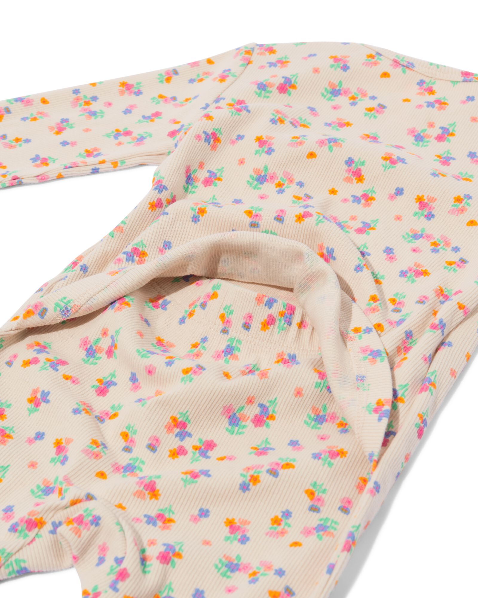 Newborn mitwachsender Strampler mit Blumen blau blau - 33439520BLUE - HEMA