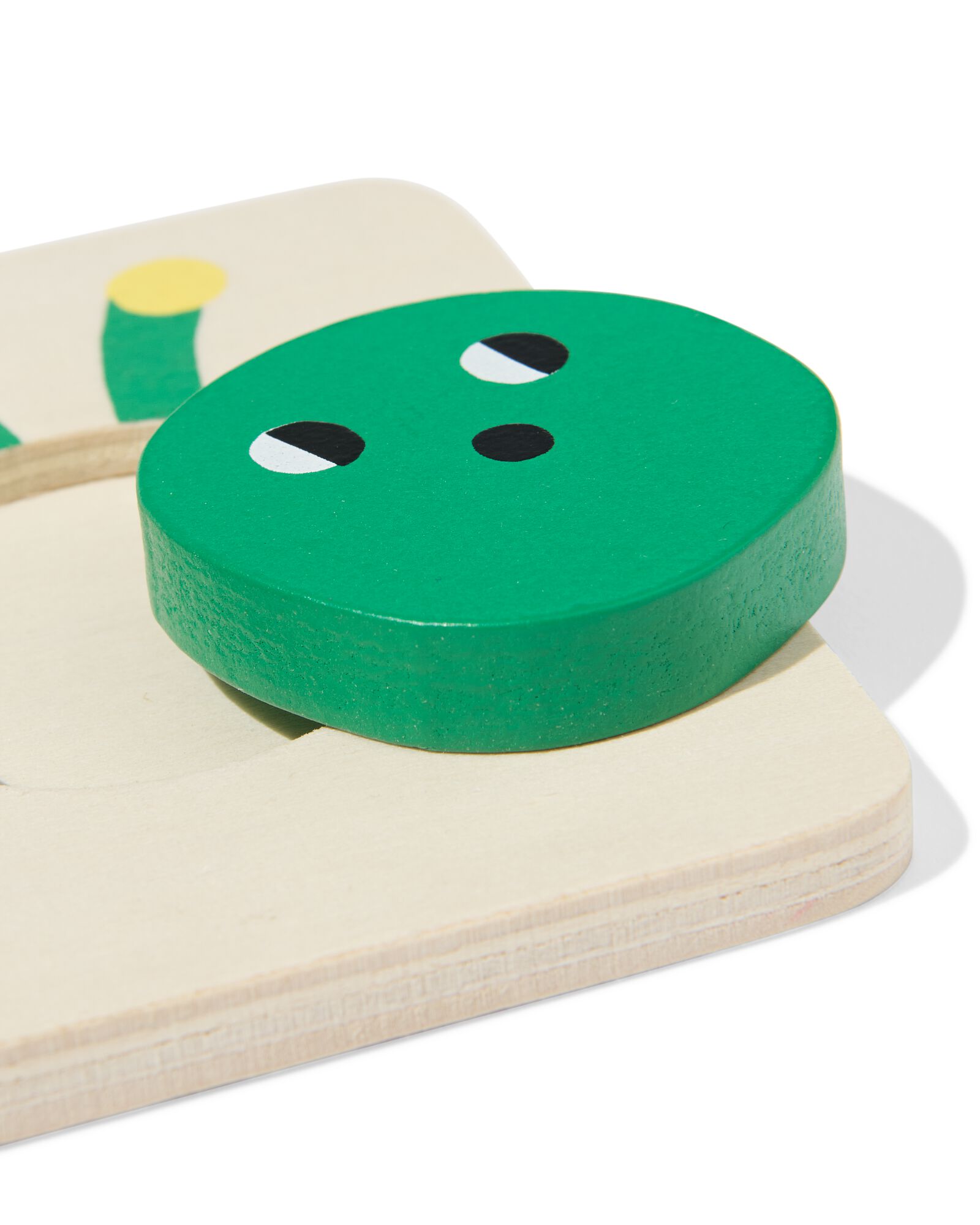 Steckpuzzle, 20 &times; 10 cm, Raupe aus Holz - 15100224 - HEMA