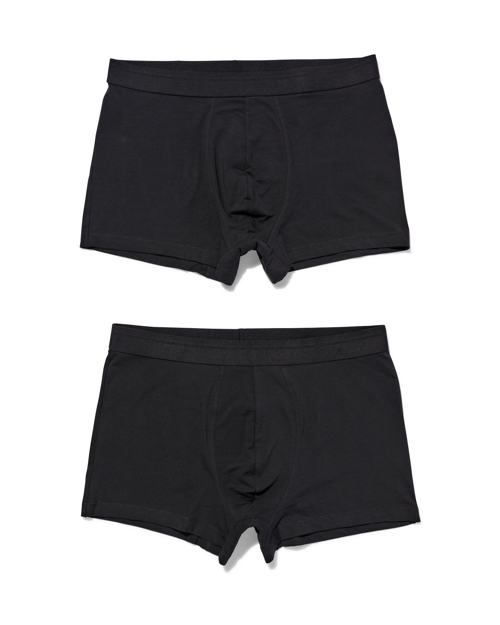 2er-Pack Herren-Boxershorts, kurz, Real Lasting Cotton schwarz - 1000009932 - HEMA