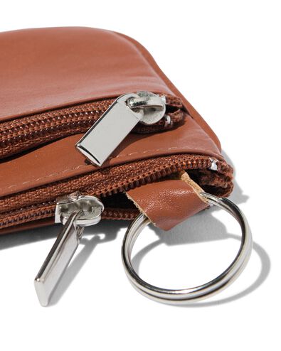 sleuteletui leer cognac - 18140008 - HEMA