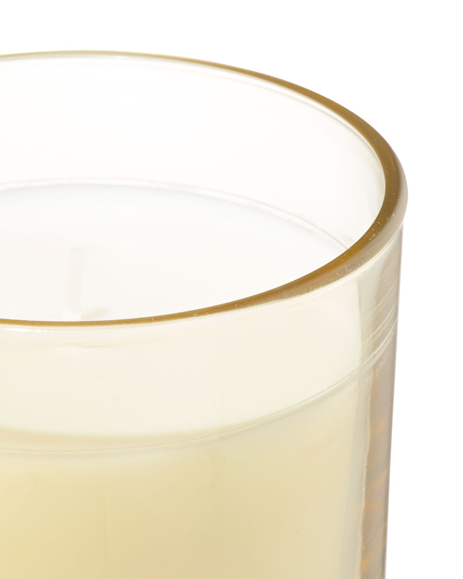 geurkaars in glas ⌀10x10cm vanille - 13507580 - HEMA