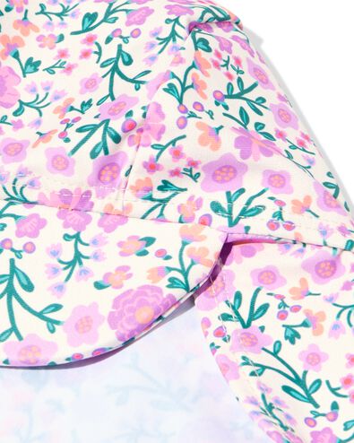 babyhoed UPF40+ bloemen multi multi - 33200595MULTI - HEMA