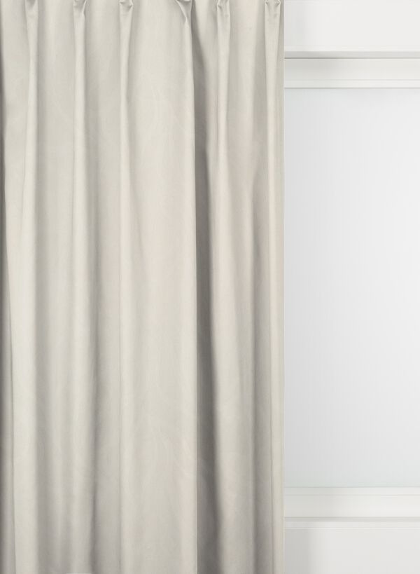 Vorhangstoff Thorn, lichtdurchlässig, Blatt, Elfenbein - 46032841 - HEMA