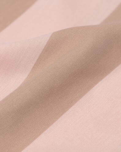 Bettbezug 240 &times; 200/220 cm weiche Baumwolle Streifen Rosa - 5750148 - HEMA