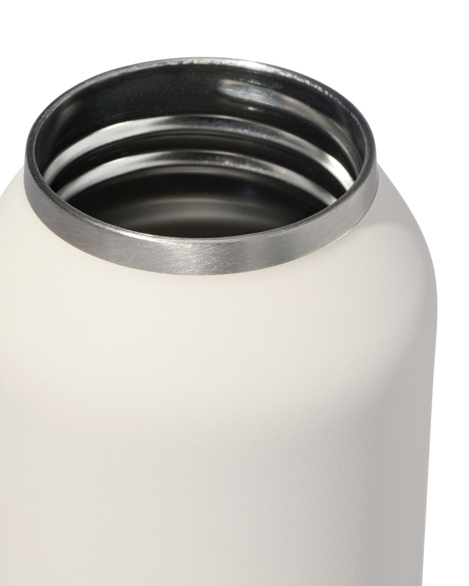 Thermosflasche, 500 ml, Edelstahl, beige - 80650247 - HEMA