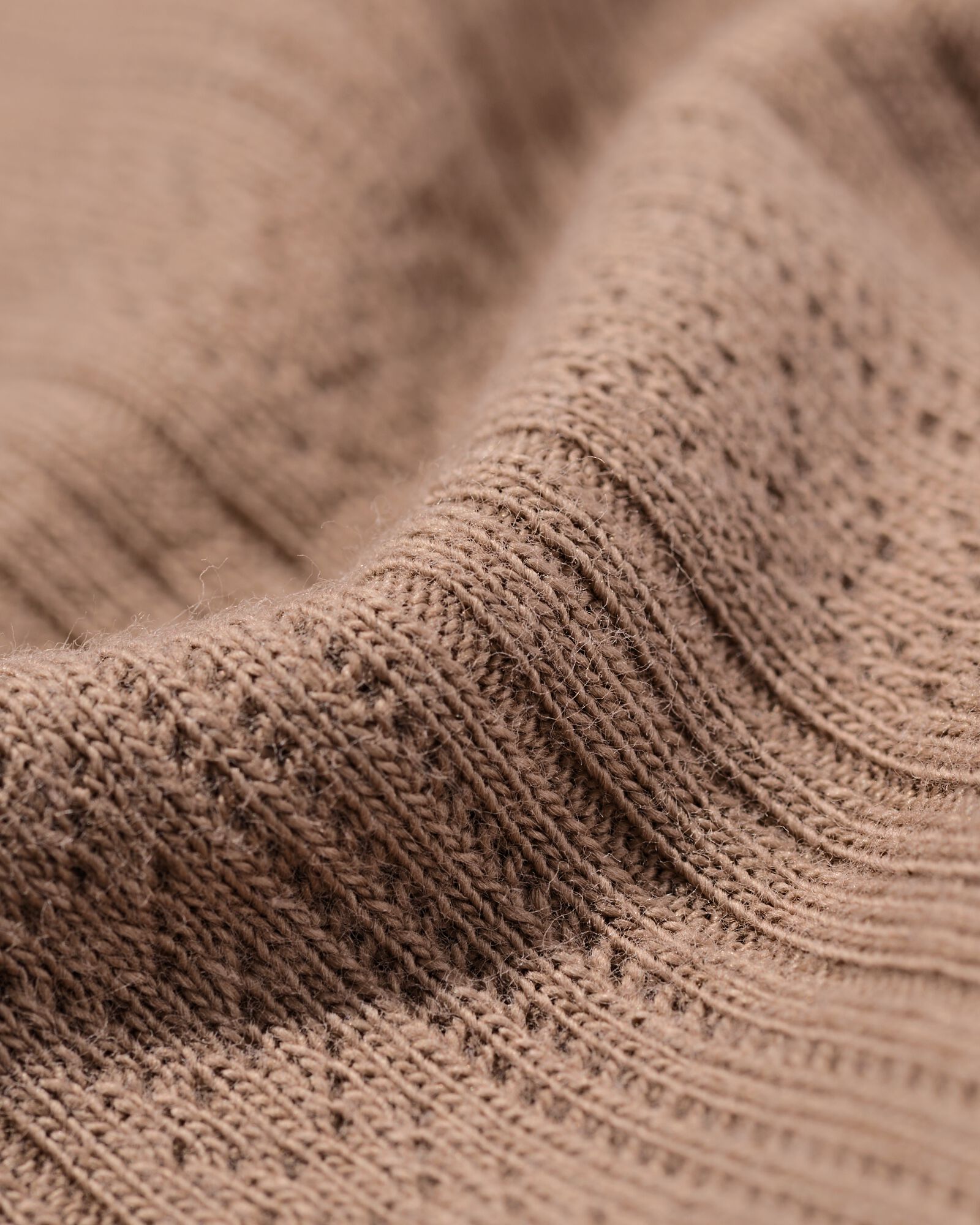 Kinder-T-Shirt aus Feinstrick beige beige - 30841254BEIGE - HEMA