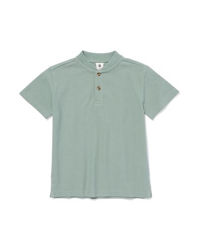 T-shirt enfant gaufr&eacute; vert vert - 30719852GREEN - HEMA