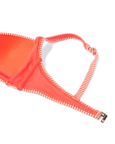 damesbikinitop seersucker roze - 22352010PINK - HEMA