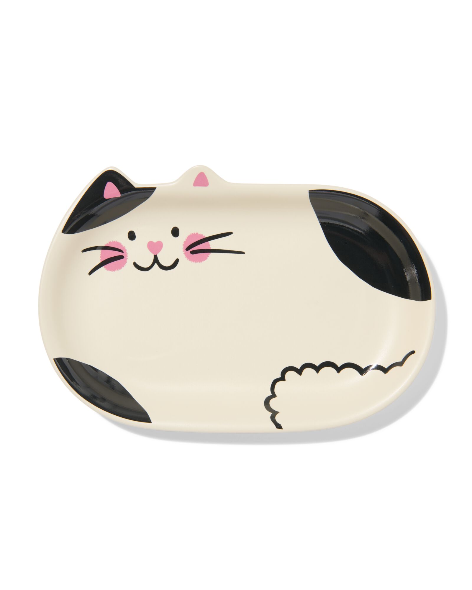 assiette 20,2 x 13,6 cm c&eacute;ramique chat - 61100062 - HEMA