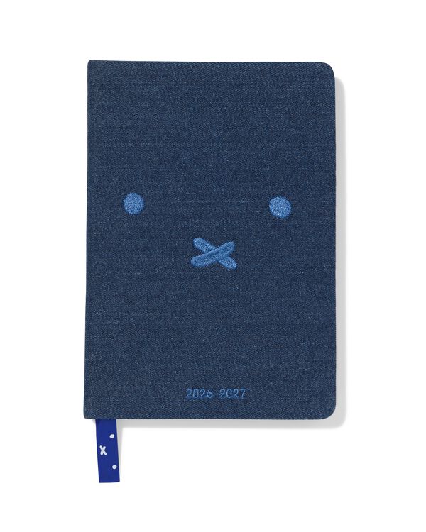 nijntje schoolagenda 2026-2027 15x21.6cm denim - 14904702 - HEMA