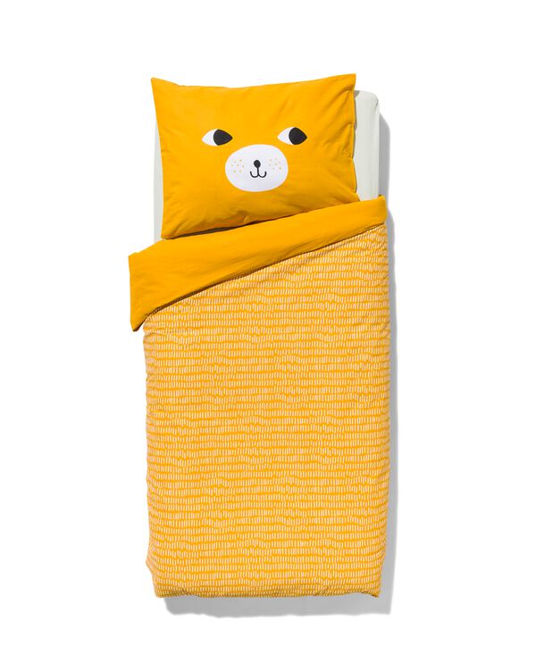 housse de couette tout-petit 120x150 cm coton doux ours - 5730092 - HEMA