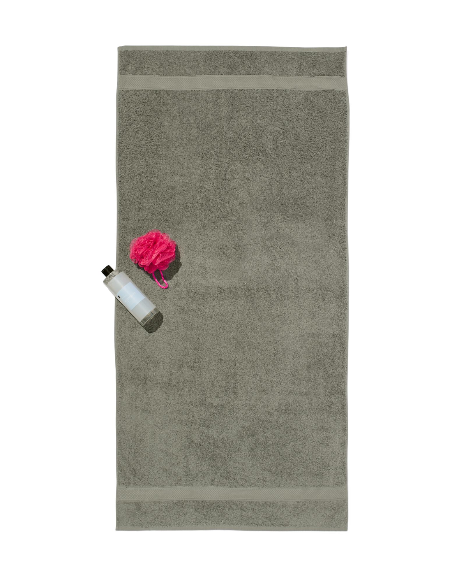 handdoek 70x140 zware kwaliteit - legergroen legergroen handdoek 70 x 140 - 5200704 - HEMA