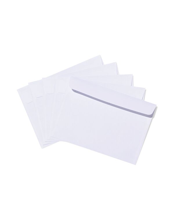 enveloppes C6 blanches - lot de 40 - 14100157 - HEMA