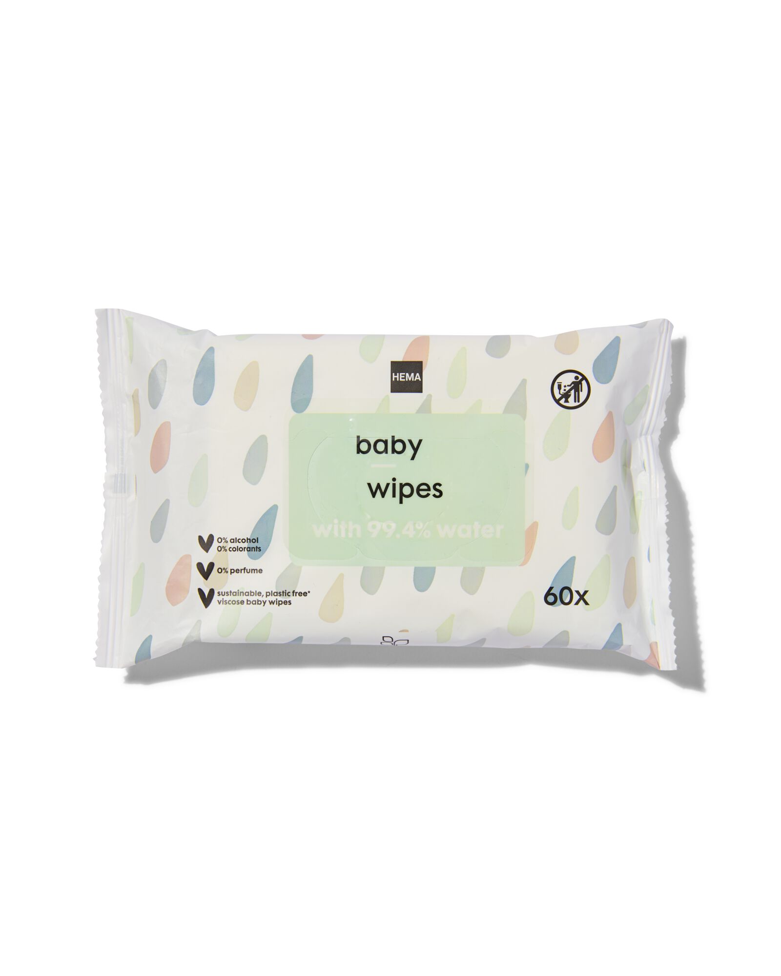 lingettes b&eacute;b&eacute; avec 99,4 % d'eau - 11335161 - HEMA