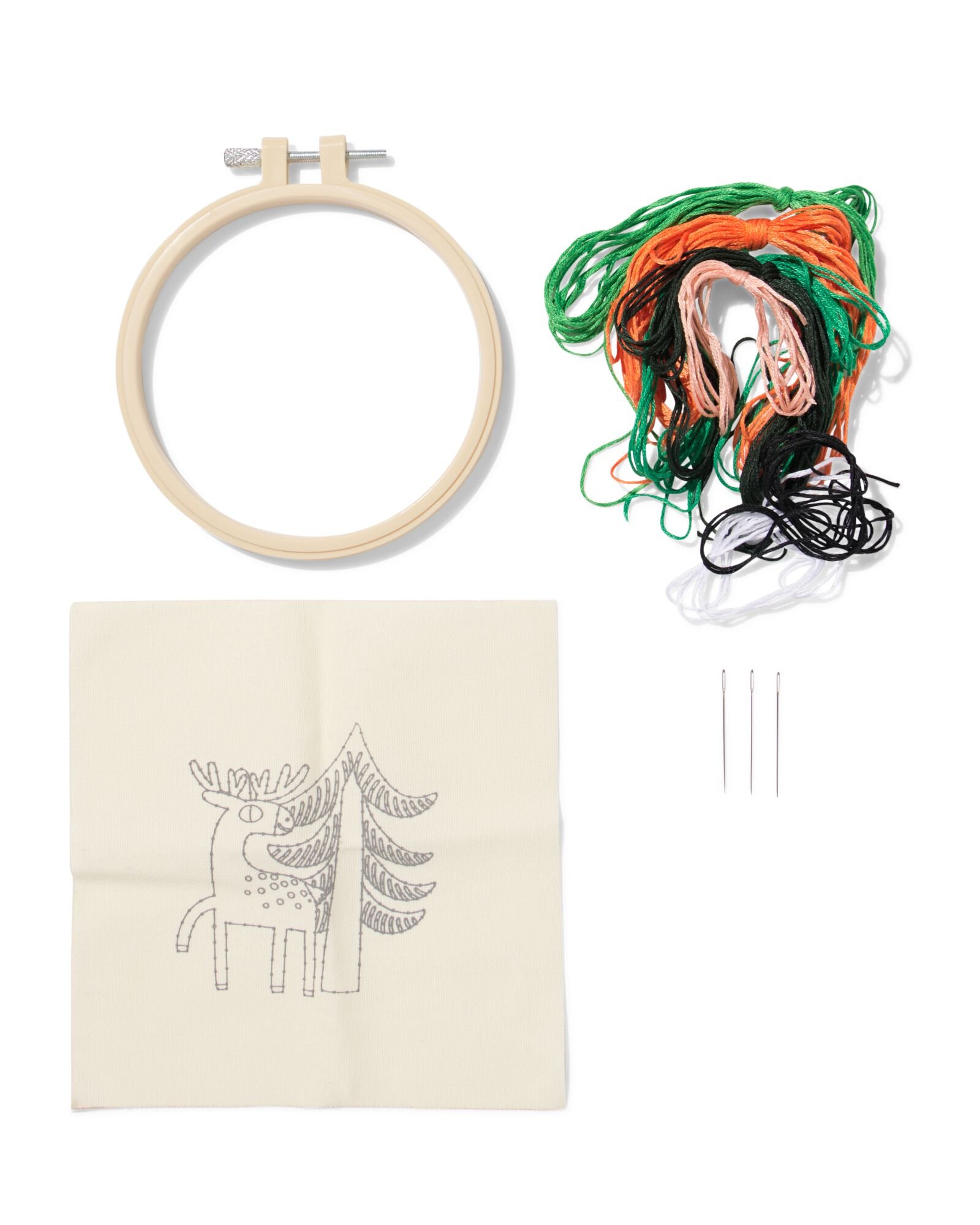 borduurset bosdieren - 15900357 - HEMA