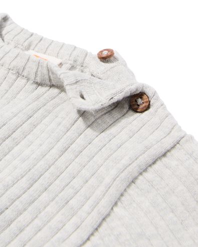 pull c&ocirc;tel&eacute; nouveau-n&eacute; gris chin&eacute; - 33434020GREYMELANGE - HEMA