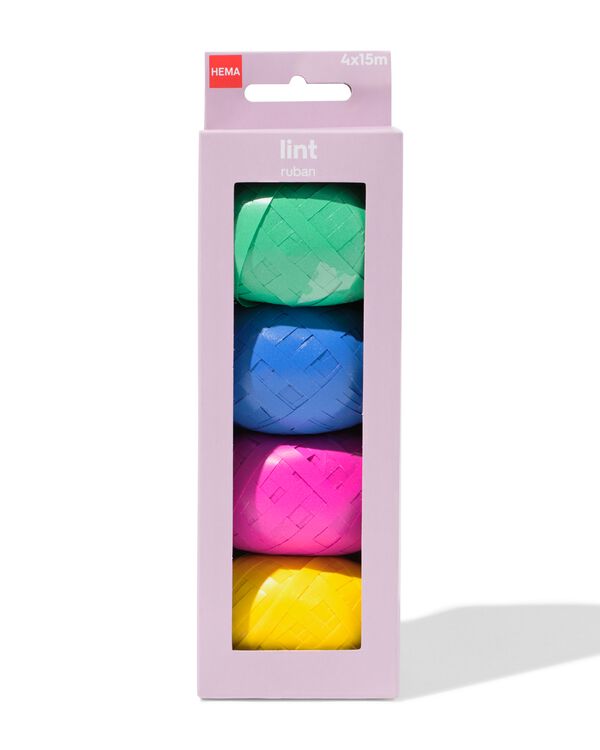 lint 15m gekleurd - 4 stuks - 14793309 - HEMA