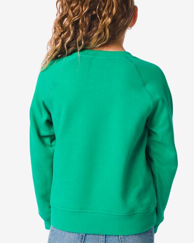 Kinder-Sweatshirt grün 158/164 - 30835966 - HEMA