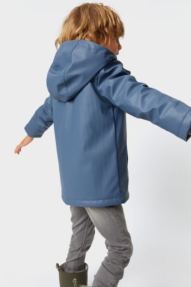 Kinder-Jacke mit Kapuze blau blau - 1000028117 - HEMA