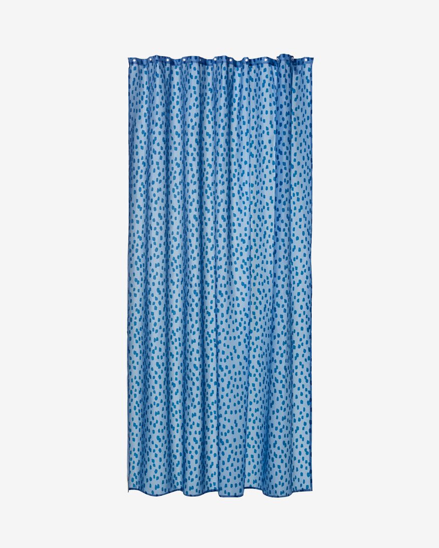 Duschvorhang, recyceltes Polyester, Tropfen, 180 x 200 cm - 80310065 - HEMA