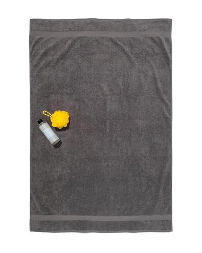 serviette de bain 100x150 qualit&eacute; &eacute;paisse gris fonc&eacute; gris fonc&eacute; serviette 100 x 150 - 5230025 - HEMA