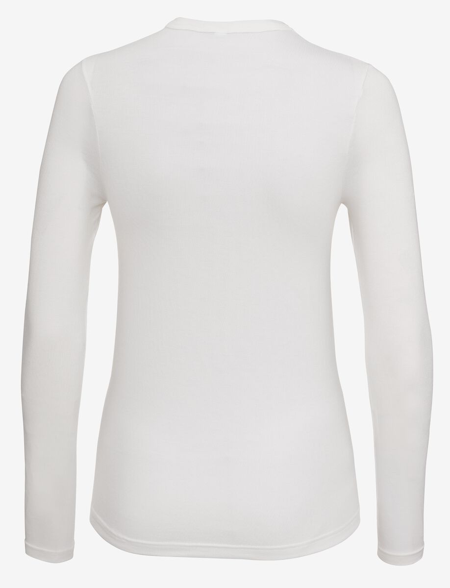 t-shirt thermique femme blanc M - 19669927 - HEMA