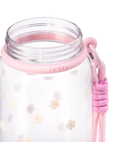 bouteille d'eau 700 ml avec bandouli&egrave;re fleurs - 61104504 - HEMA