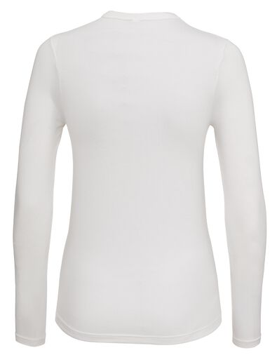 t-shirt thermique femme blanc L - 19669928 - HEMA
