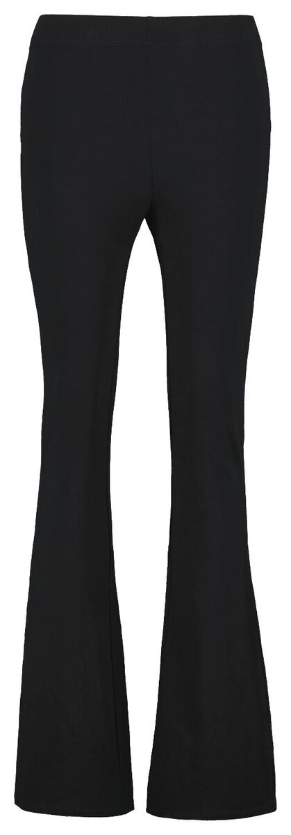 pantalon femme coton bio noir XL - 36272384 - HEMA