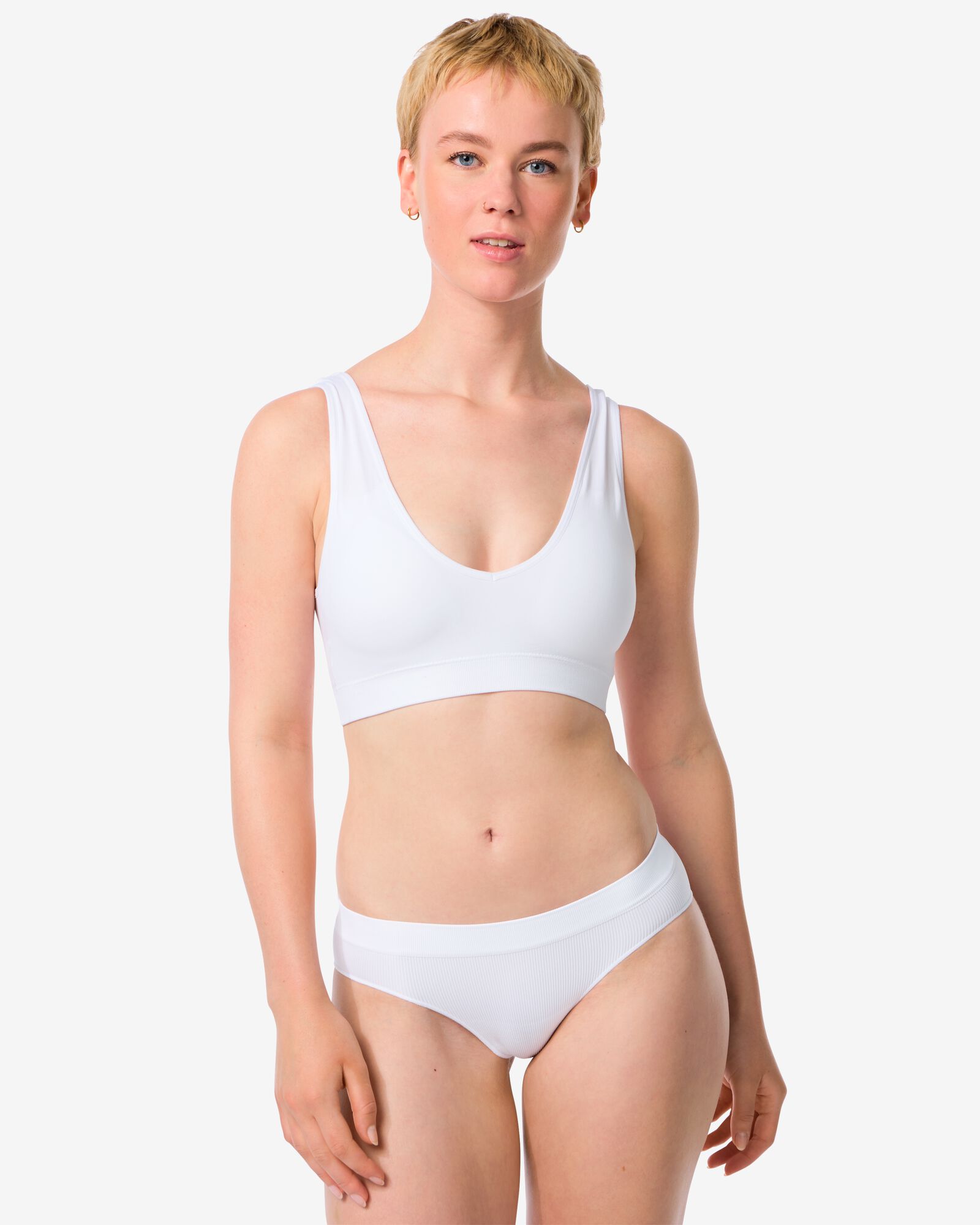 hipster femme sans coutures c&ocirc;te blanc - 21910841WHITE - HEMA