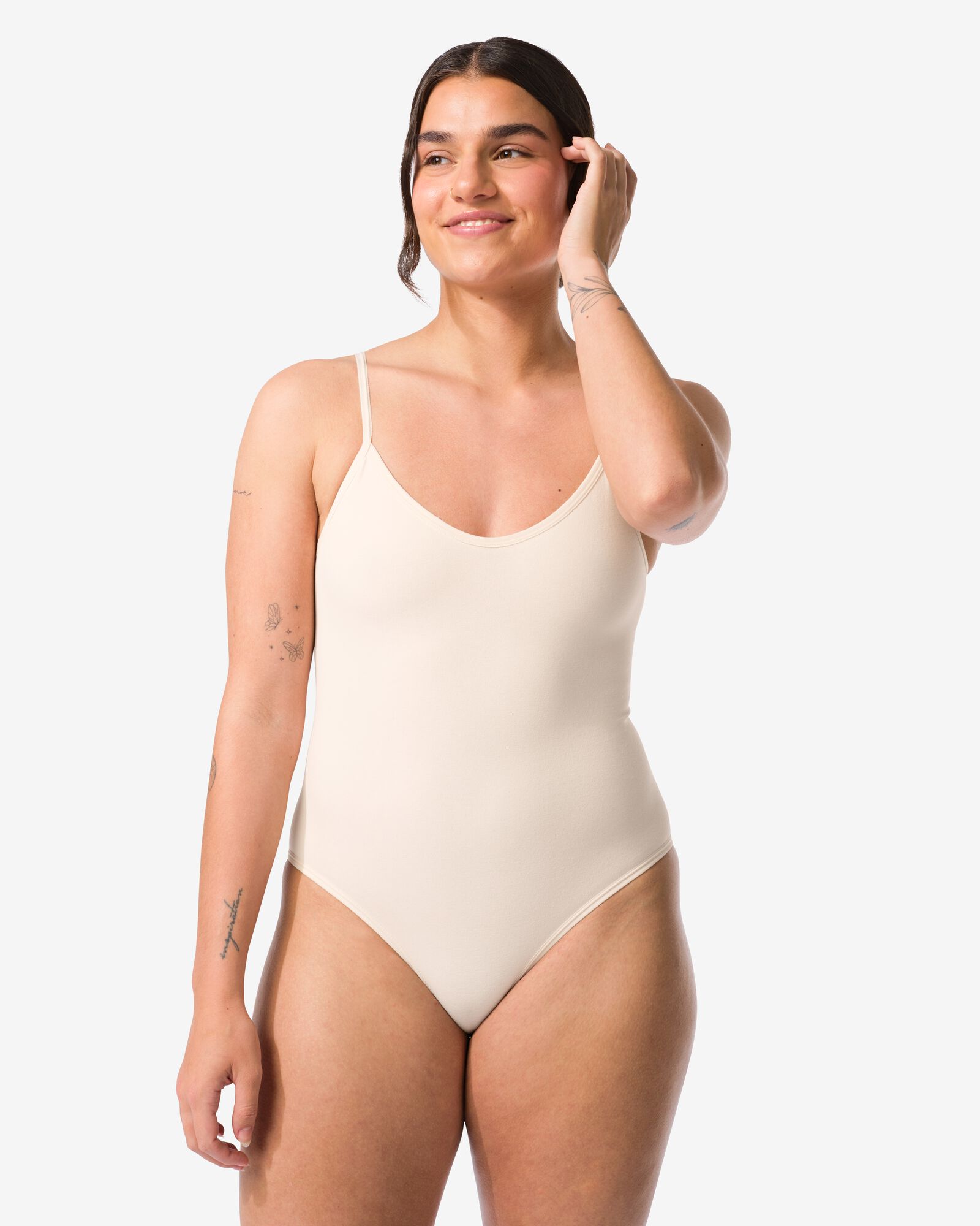 body femme correction l&eacute;g&egrave;re coton rose p&acirc;le - 21510300LIGHTPINK - HEMA