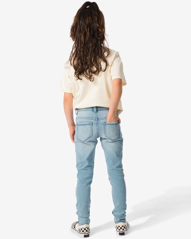 kinder jeans skinny fit lichtblauw 116 - 30863267 - HEMA