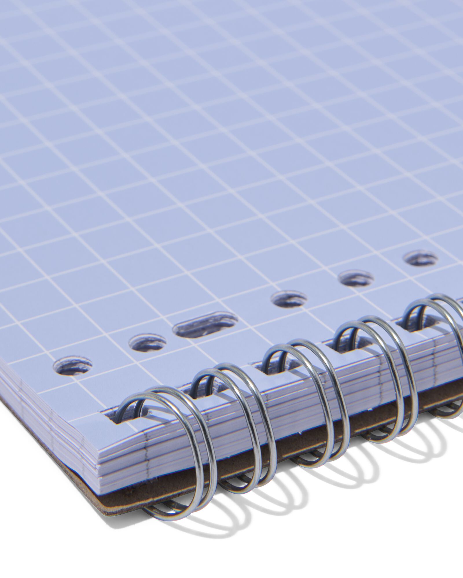 collegeblokken blauw A4 geruit 10mm - 3 stuks - 14120217 - HEMA