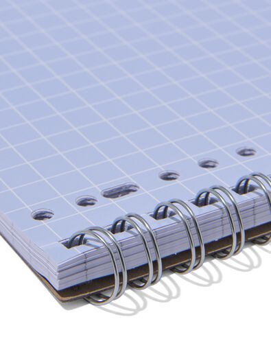 collegeblokken blauw A4 geruit 10mm - 3 stuks - 14120217 - HEMA