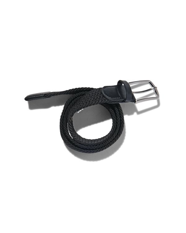 ceinture &eacute;lastique tress&eacute;e pour 3,5cm noir noir - 1000030030 - HEMA