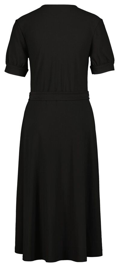 robe femme avec cache-coeur noir - 1000024810 - HEMA