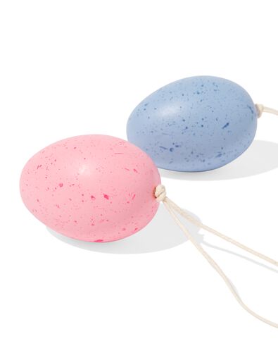 d&eacute;corations &agrave; suspendre de P&acirc;ques plastique &oelig;uf - 3 pi&egrave;ces - 25800170 - HEMA